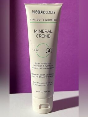Mineral Crème SPF 50 - Sheer Weightless White Mineral Sunscreen